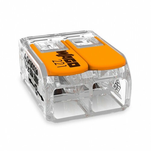 Conector Wago 2 vias 221-612 6mm (para chuveiro) UNIDADE