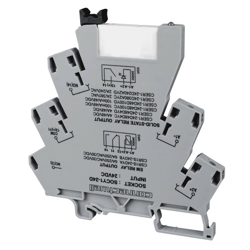 CSR1S-24DYA - ACOPLADOR A RELE SLIM 1REV-24VCC - PARAFUSO *12/22