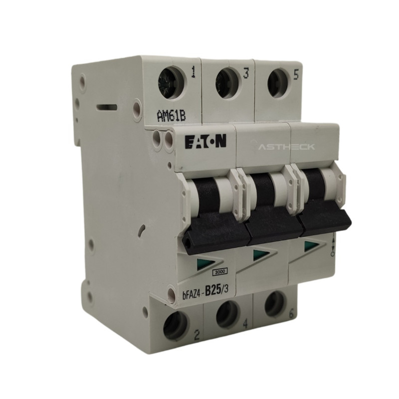 bfaz4-b25/3-sa - Mini Disjuntor 3p 25a 4,5ka Curva B Eaton