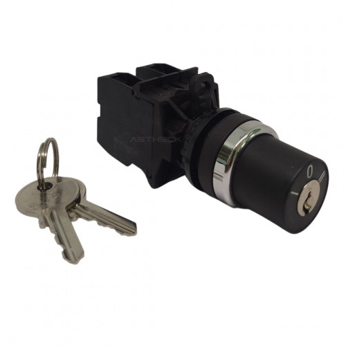 A22-RS3/K20 - SELET C/ CHAVE 3P C/ RETENCAO