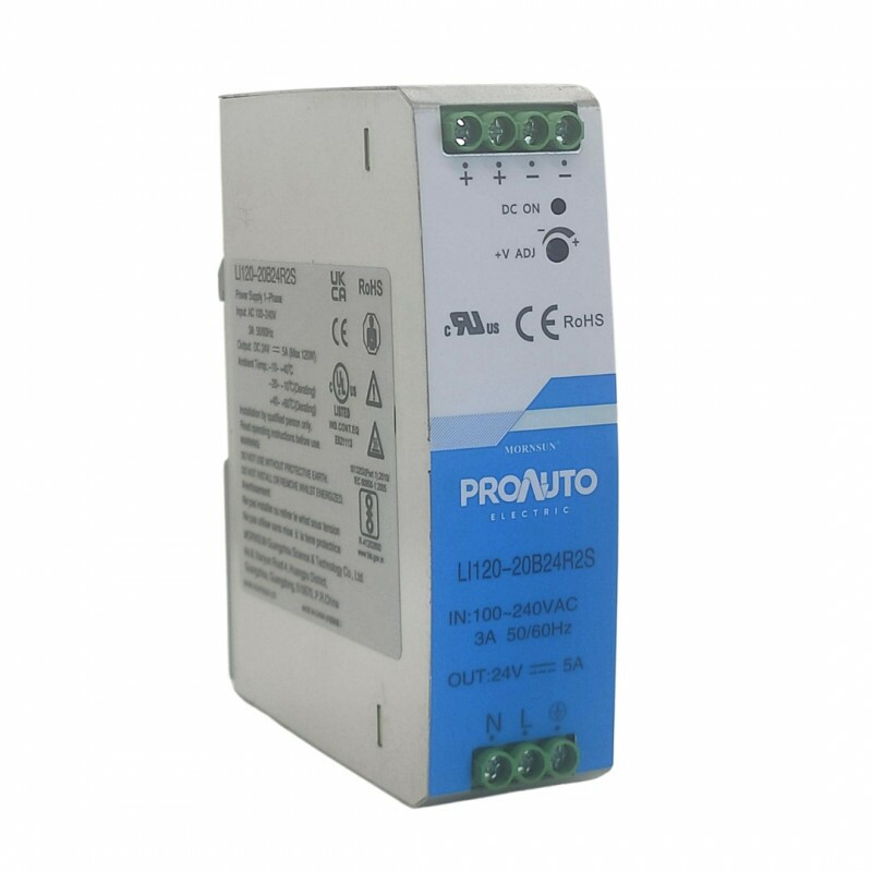 FONTE DE ALIMENTAÇÃO CHAVEADA LI LINE 85-264VAC/120-370VDC - 24VDC / 5A / 120W PRO AUTO LI120-20B24R2S