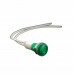Sinaleiro Olho De Boi Com Rabicho 220v Lk10 Verde - Lukma