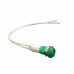 Sinaleiro Olho De Boi Com Rabicho 220v Lk10 Verde - Lukma