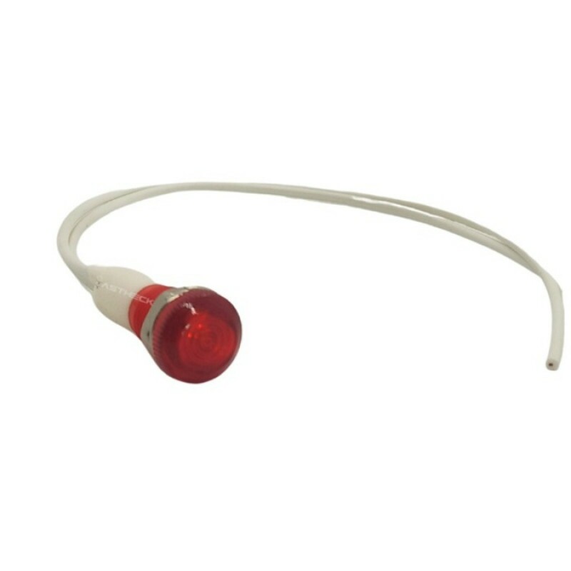 KIT COM 10PÇS 16022 - LUKMA SINALEIRO LK10 C/ RABICHO VERMELHO 220V
