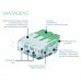 Conector de emenda inline Similar ao 221-2411 Wago Kit com 20 - 2 vias