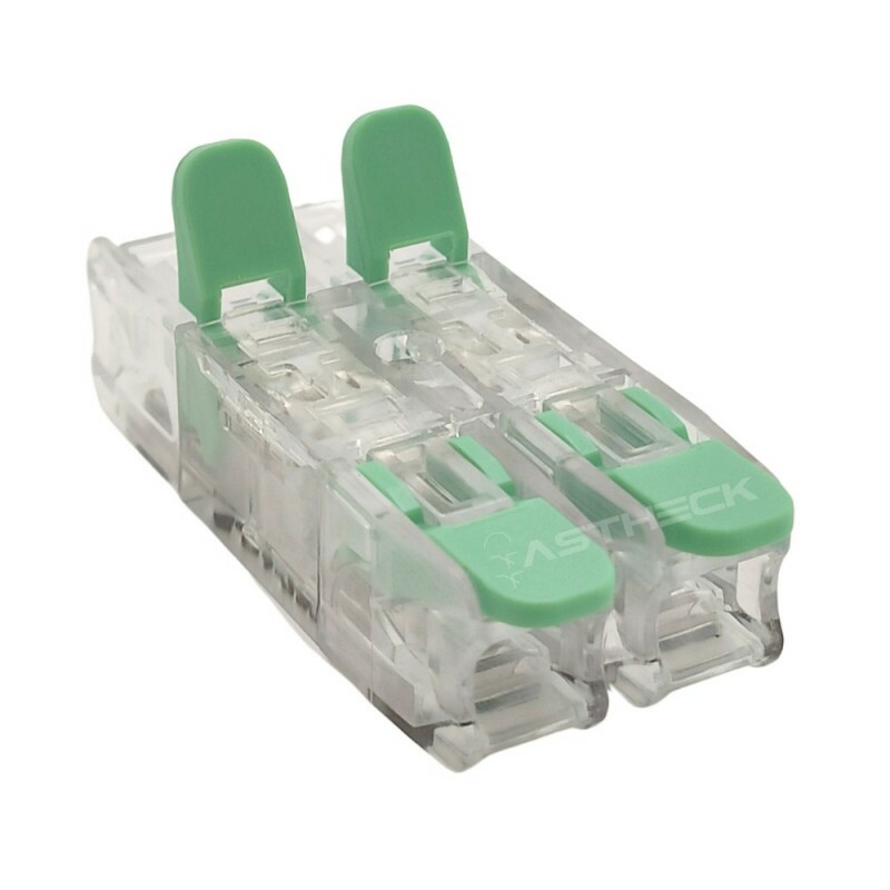 Conector de emenda inline Similar ao 221-2411 Wago Kit com 20 - 2 vias