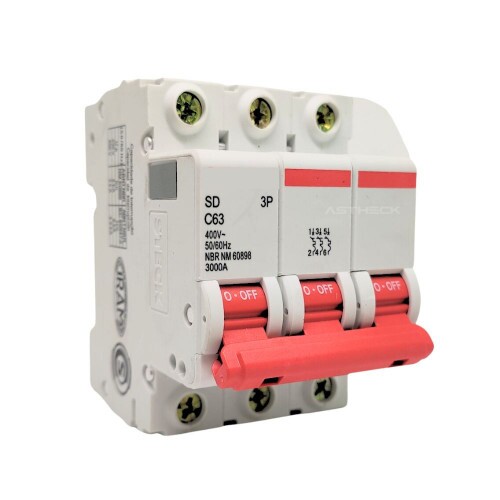 MINIDISJUNTOR SD-C63/3 STECK 3P 63A 