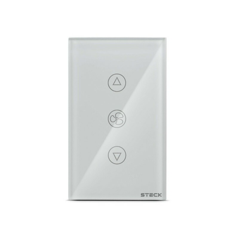 INTERRUPTOR INTELIGENTE WIFI DIMMER TOUCH BRANCO SMARTECK