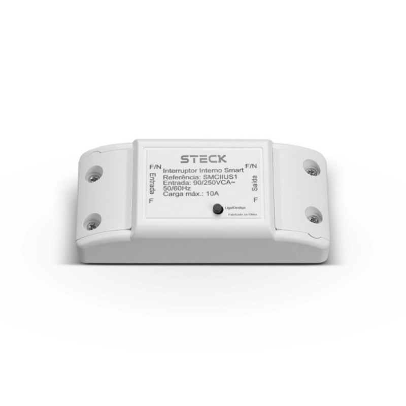 Módulo Interruptor Interno Wi-fi Steck Compatível Com Alexa