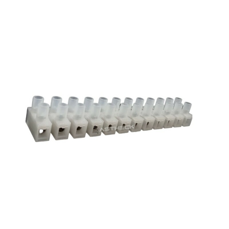S71361 - kit conector múltiplo borne 24A 2,5mm PA66 85G 05peças  Steck
