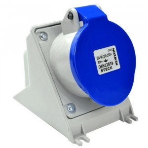 Tomada Industrial Quasar S8640 2P+T 10A IP44 | Steck Automação