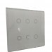 Interruptor Inteligente Wifi 6 Botões Touch Branco Smarteck
