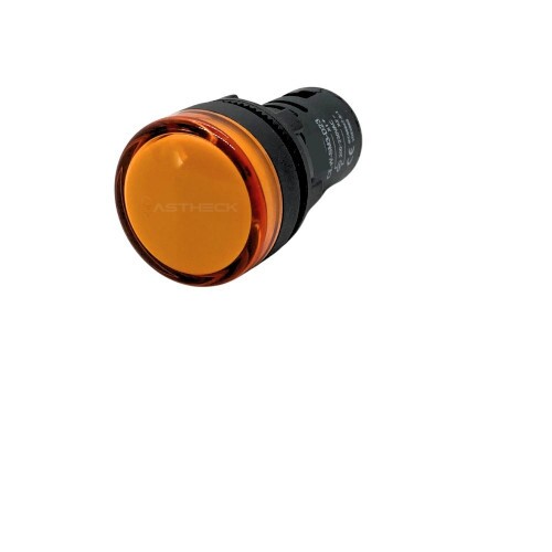 Sinaleiro Led Amarelo 220v Cew-sm3-d23 22mm Monobloco
