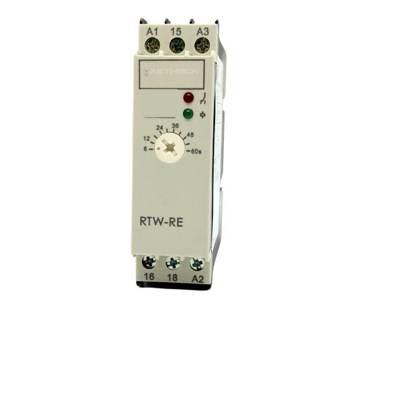 Rele Temporizador Rtw-re01-u060se40 1naf 6-60s 220vac/24vdc