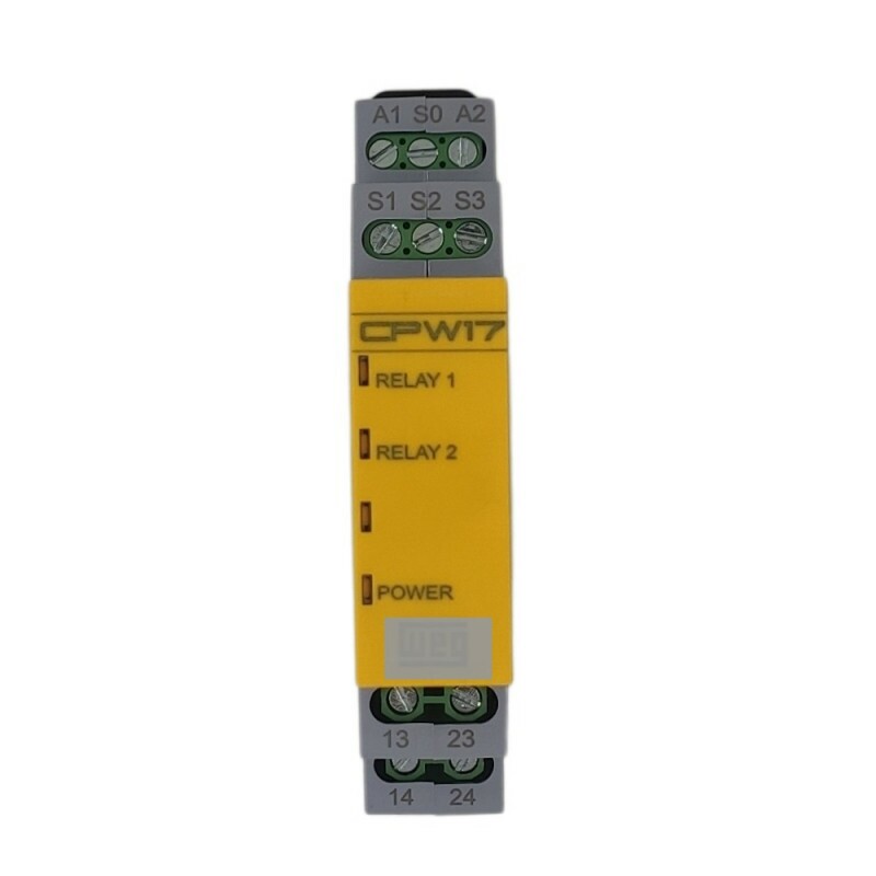 Relé Segurança Parada De Emergência Cpw17 24v 15269158 Weg