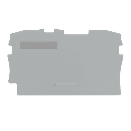 KIT 2002-1291 - tampa para borne mola 2,5mm cinza (10PÇS)