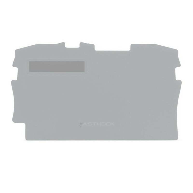 KIT 2002-1291 - tampa para borne mola 2,5mm cinza (10PÇS)