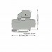 Conector Passagem Fusível Cz Com Placa Final (2002-1611) WAGO