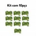 Borne mola 6mm terra vd/am  Kit com 10