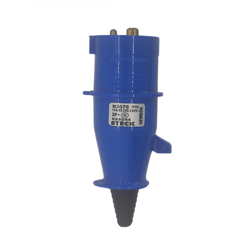 PLUG INDUSTRIAL 2P+T 16A - PLUGUE STECK