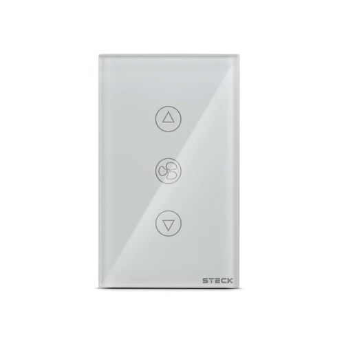 Interruptor Inteligente Wifi Ventilador Touch Branco Smarteck